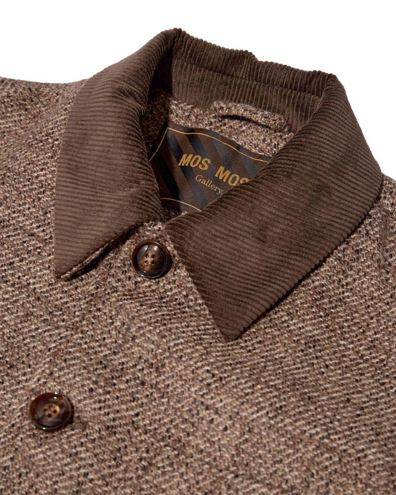 Mos Mosh Gallery Warren tweed jacket chocolate brown