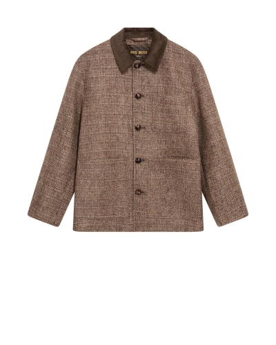 Mos Mosh Gallery Warren tweed jacket chocolate brown