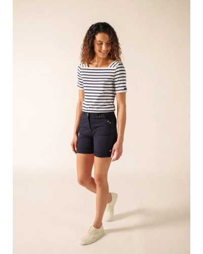 Saint James Pleneuf ll neige/navy
