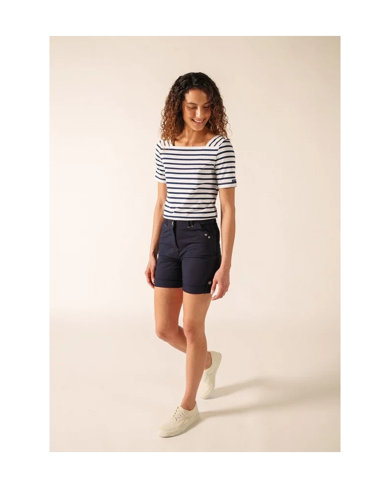 Saint James Pleneuf ll neige/navy