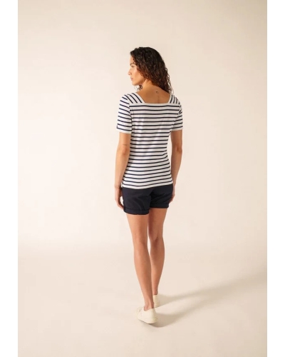 Saint James Pleneuf ll neige/navy