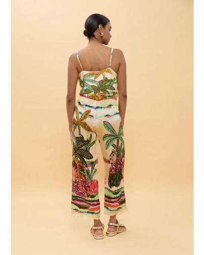 LOLA CASADEMUNT Lola Casademunt Palm tree print camisole top