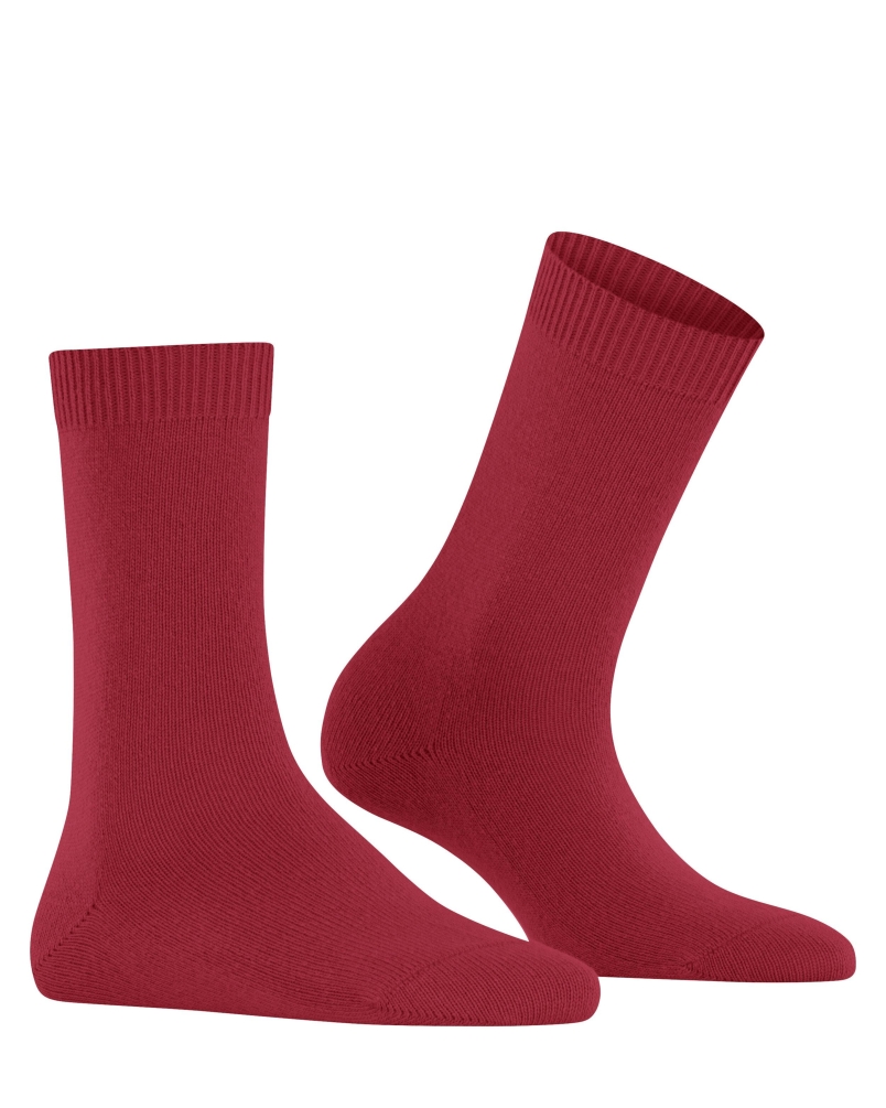 Falke Cosy Wool dames sokken scarlet-