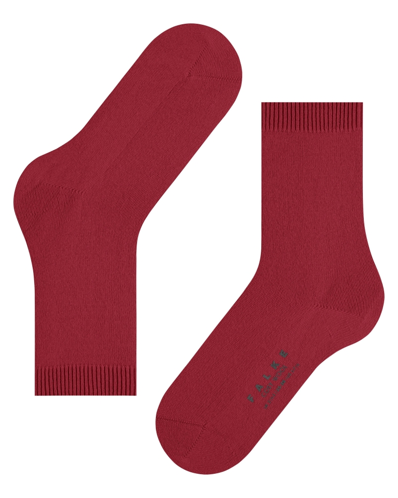 Falke Cosy Wool dames sokken scarlet-
