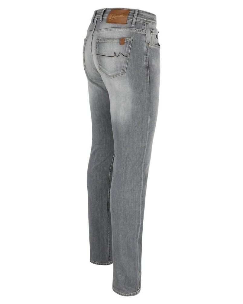 Noterman Jeans grey slim 104
