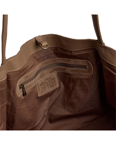 Depeche Bilbao shopper dark mud