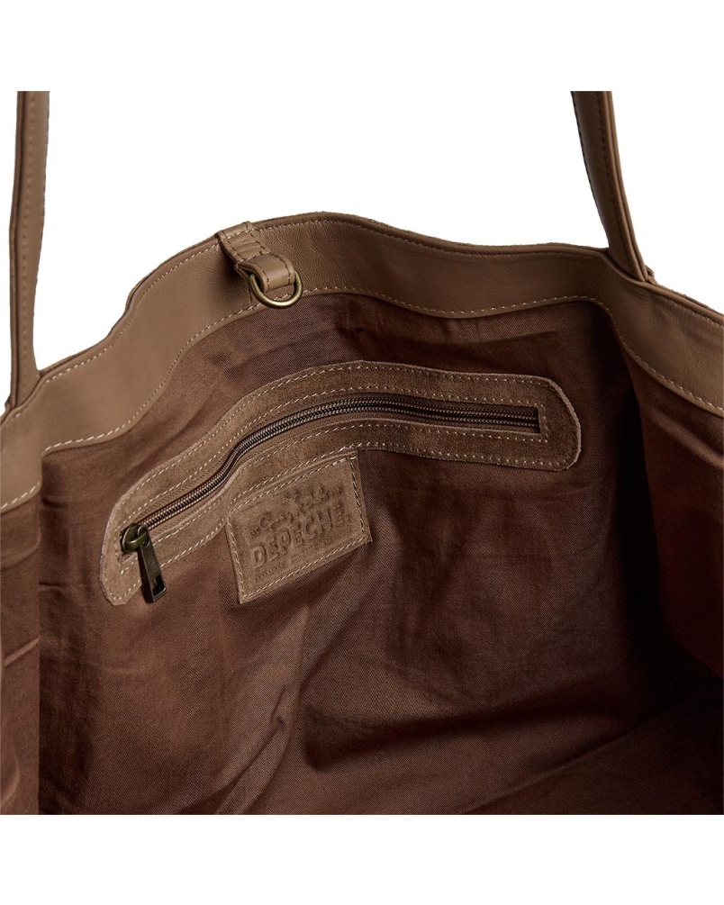 Depeche Bilbao shopper dark mud