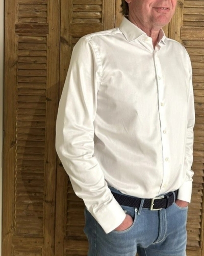 De Vent Henry white herringbone white herringbone h