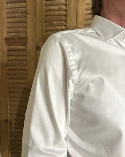 De Vent Henry white herringbone white herringbone h
