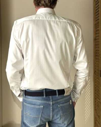 De Vent Henry white herringbone white herringbone h