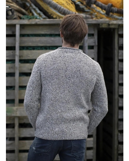 FISHERMAN OUT OF IRELAND Fisherman Saddle shoulder sweater