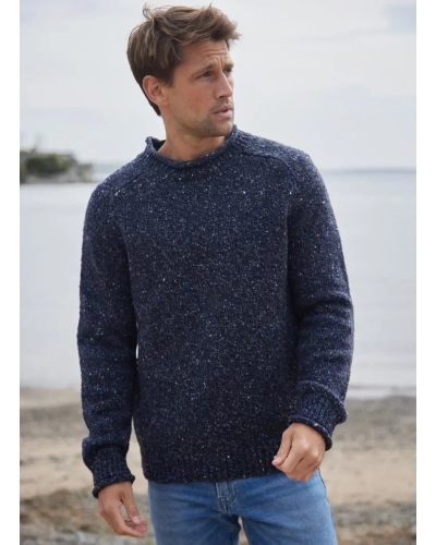 Fisherman Saddle shoulder sweater porridge