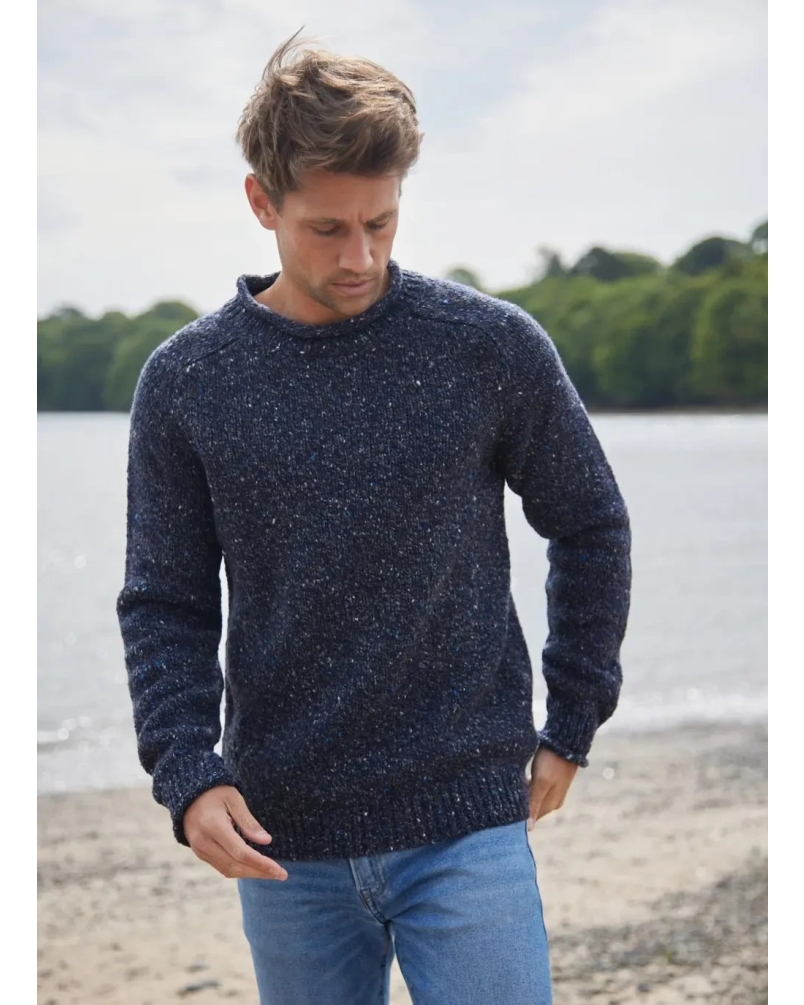 Fisherman Saddle shoulder sweater porridge