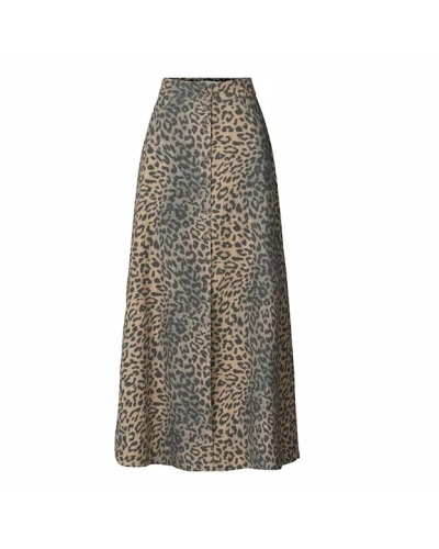 Rabens Saloner Natja leopard skirt leopard