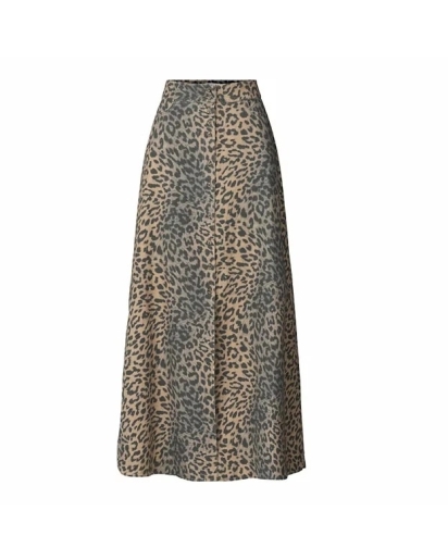 RABENS SALONER Rabens Saloner Natja leopard skirt