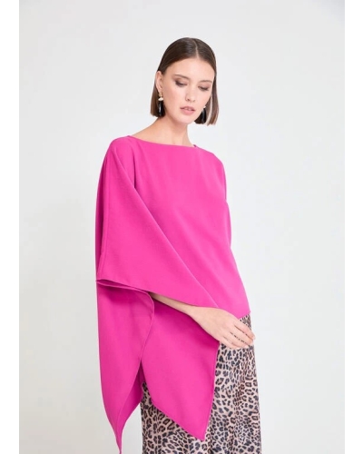 Lola Casademunt Cape blouse fucsia