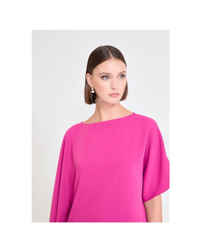 Lola Casademunt Cape blouse fucsia
