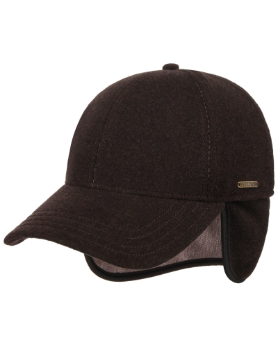 Stetson Baseball cap wool/cashmere brown-