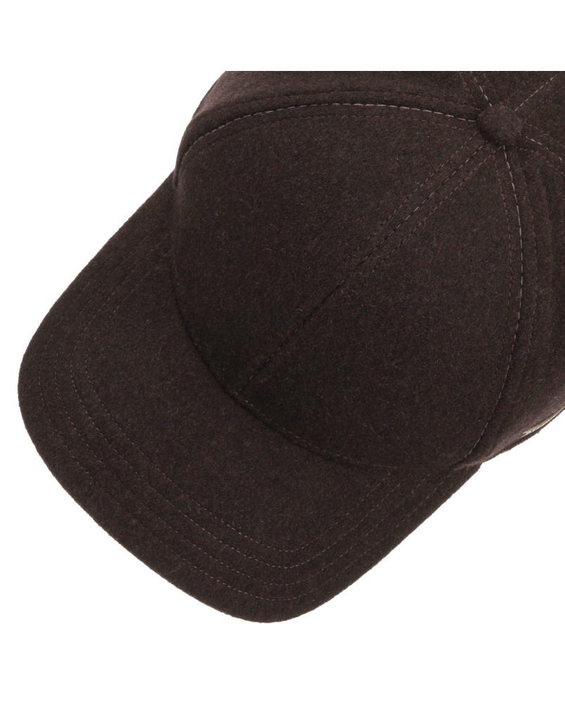 Stetson Baseball cap wool/cashmere brown-