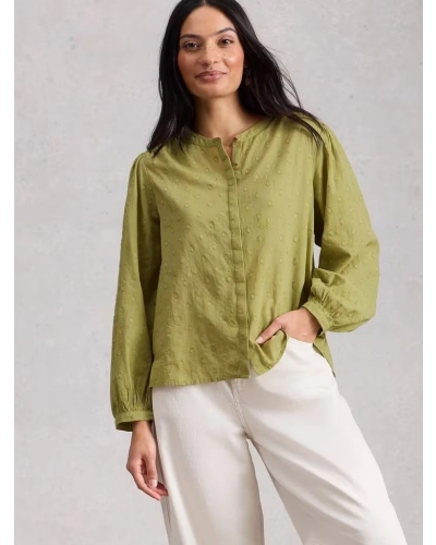 White Stuff Lana top mid green mid green