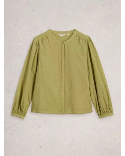 White Stuff Lana top mid green mid green