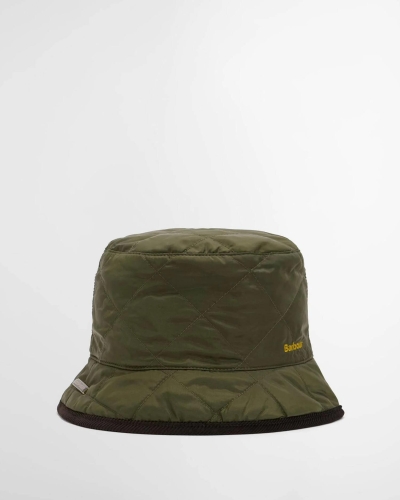 Barbour Liddesdale reversible bucket hat olive/shadow classic