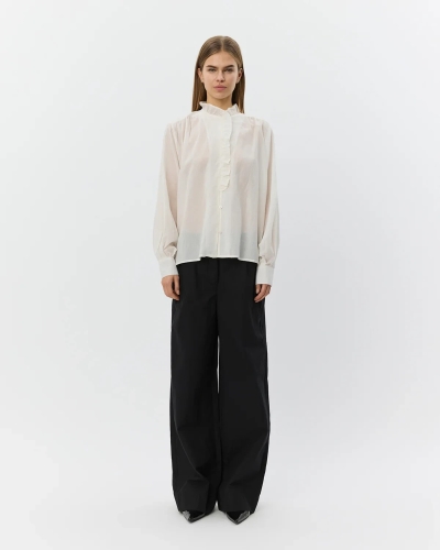 Sofie Schnoor Edna frilled shirt off white off white