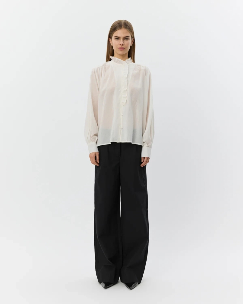 Sofie Schnoor Edna frilled shirt off white off white