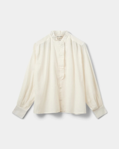 Sofie Schnoor Edna frilled shirt off white off white