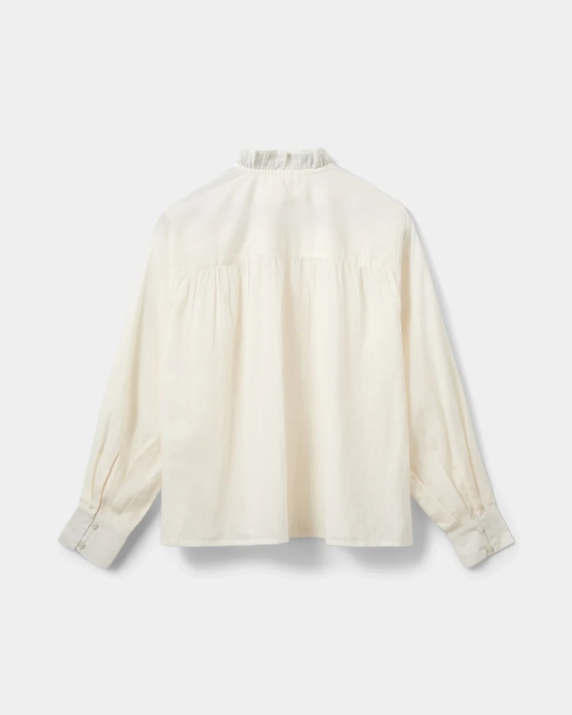 Sofie Schnoor Edna frilled shirt off white off white