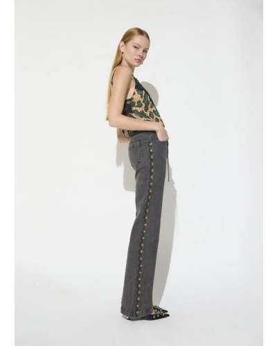 Lola Casademunt Jeans with side studs black