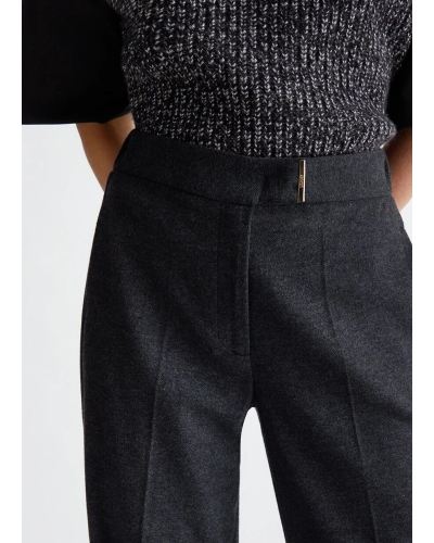 Liu Jo flanel pants grey gray
