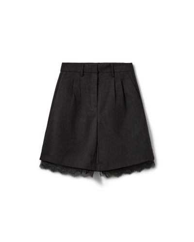 Sofie Schnoor Lacia bermuda shorts dark grey melange
