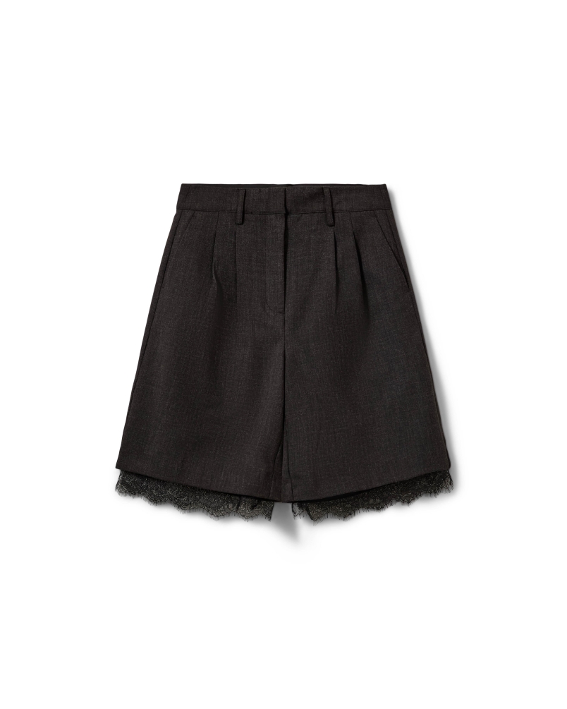 Sofie Schnoor Lacia bermuda shorts dark grey melange