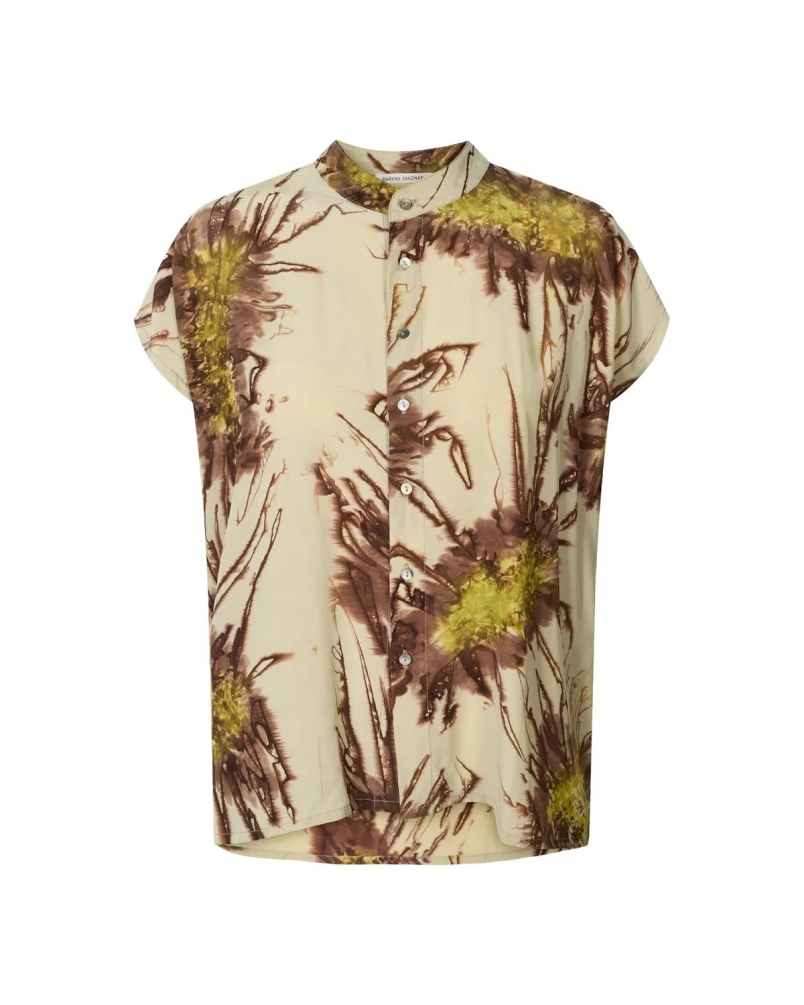Rabens Saloner Heva sea blouse chartreuse combo chartreuse combo