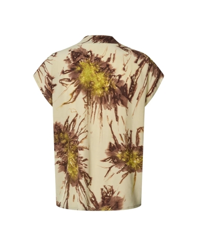 Rabens Saloner Heva sea blouse chartreuse combo chartreuse combo
