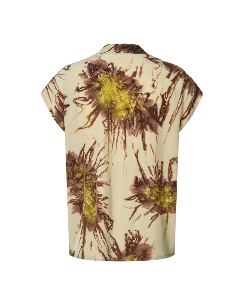 Rabens Saloner Heva sea blouse chartreuse combo chartreuse combo