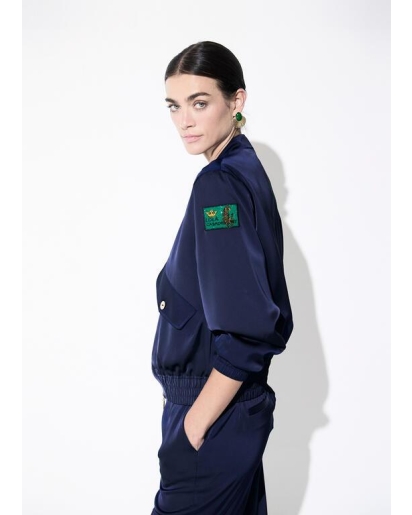 LOLA CASADEMUNT Lola Casademunt Satin bomber