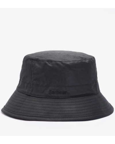 Barbour Waxed bucket hat black