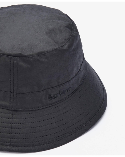 Barbour Waxed bucket hat black