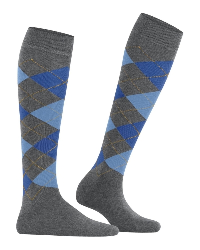 Burlington Marylebone kniekousen dark grey