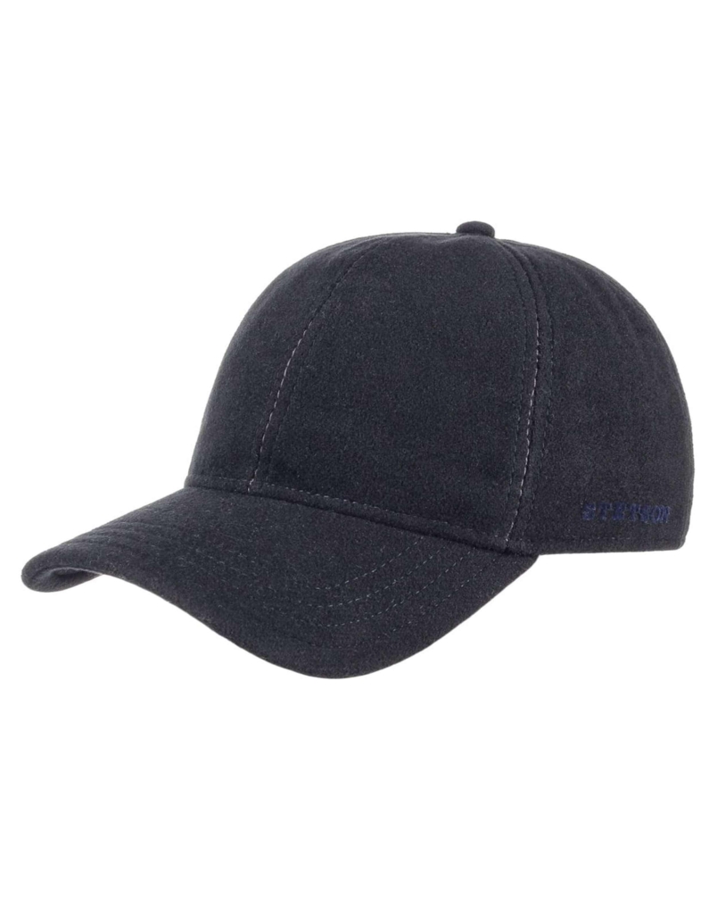 Stetson Baseball cap wool/cashmere navy
