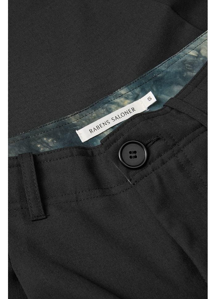 Rabens Saloner Thalia-Smooth tailoring pants black