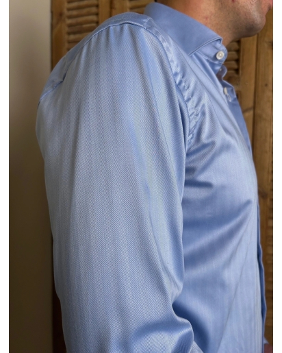 DE VENT De Vent Henry blue herringbone