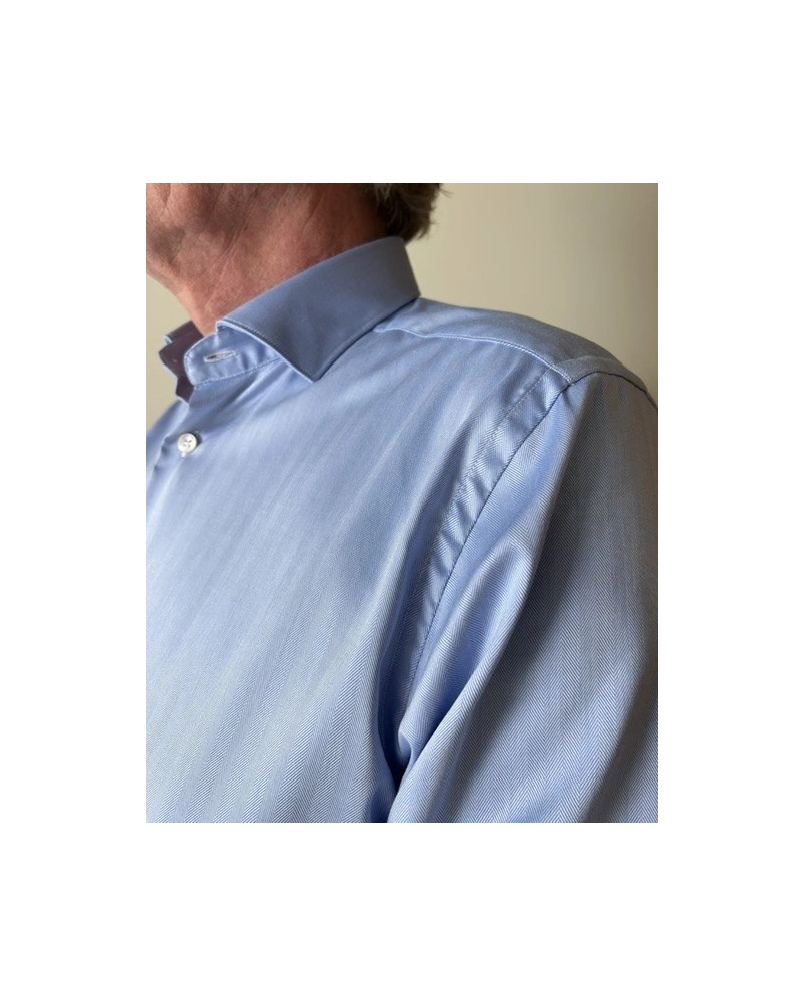 De Vent Henry blue herringbone blue herringbone h