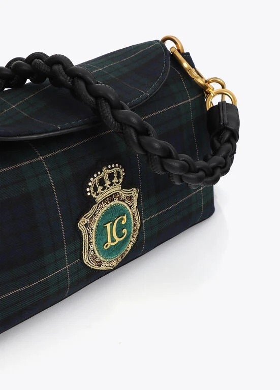 Lola Casademunt Shoulder bag with flap blue/green
