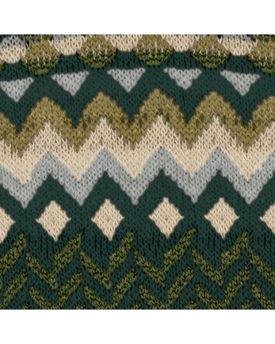 Burlington Fair Isle heren sokken forest