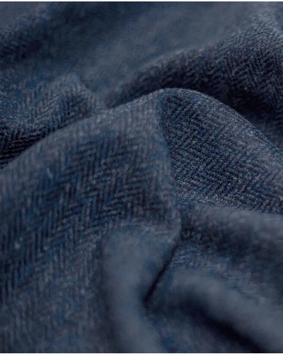 Wellington of Bilmore London blue herringbone