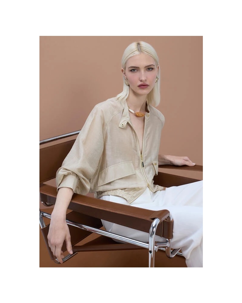 Lola Casademunt Short jacket stone stone