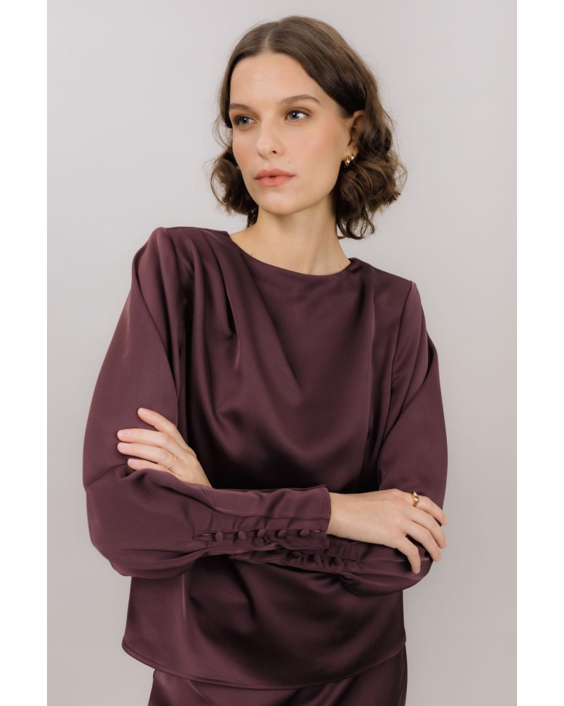 Urban Pioneers Kristine Blouse plum perfect